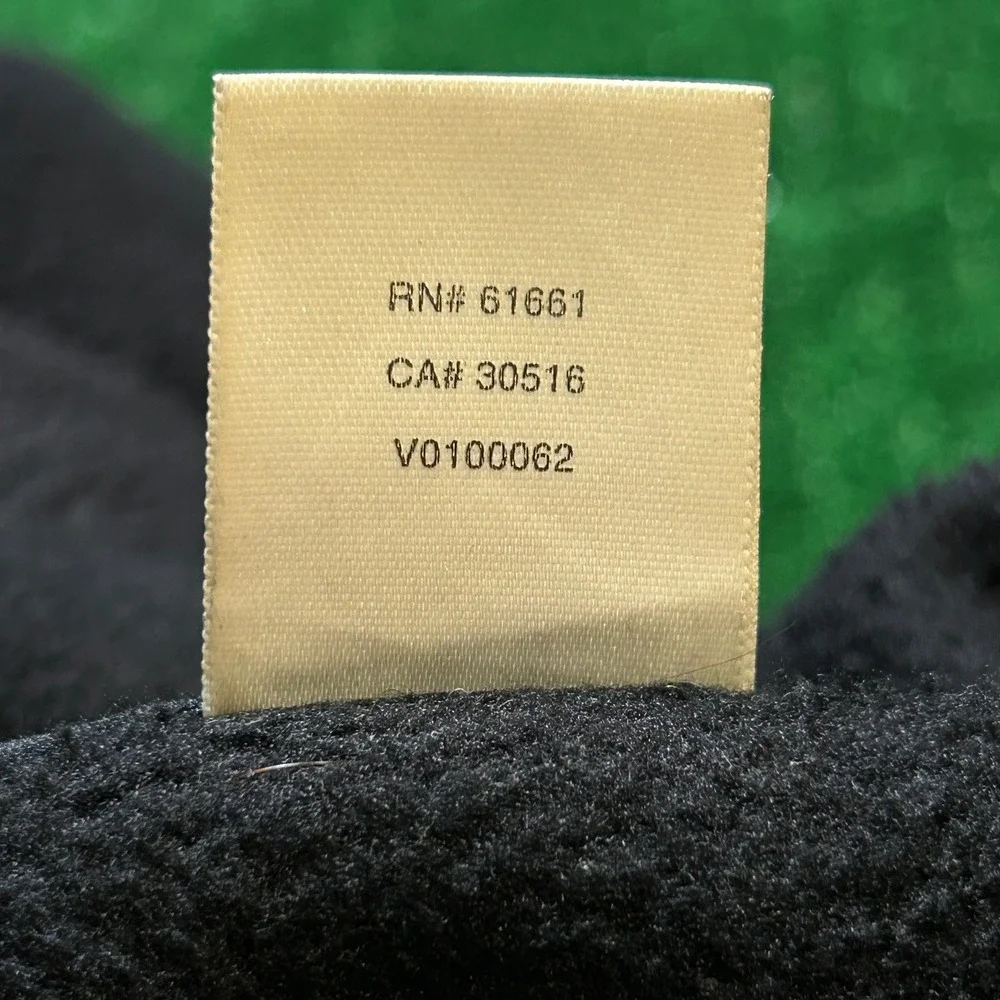 The North Face Denali Fleece Jacket Full Zip Polartec Black XXL